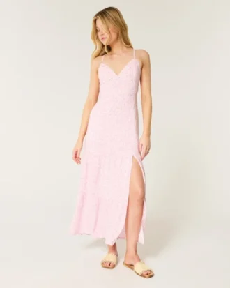 Rochie maxi cu spate decupat