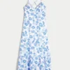 Rochie maxi cu spate decupat Rochie maxi cu spate decupat