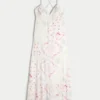 Rochie maxi cu spate decupat Rochie maxi cu spate decupat