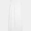 Rochie maxi fără bretele, cu bust răsucit Rochie maxi fără bretele, cu bust răsucit