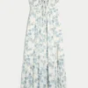 Rochie maxi fără bretele, cu împletituri Rochie maxi fără bretele, cu împletituri