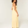 Rochie maxi fără bretele, cu împletituri Rochie maxi fără bretele, cu împletituri