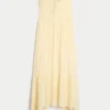 Rochie maxi fără bretele, cu smocuri Rochie maxi fără bretele, cu smocuri