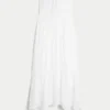 Rochie maxi fără bretele, cu smocuri Rochie maxi fără bretele, cu smocuri
