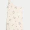 Rochie mini asimetrică din amestec de in Rochie mini asimetrică din amestec de in