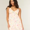 Rochie mini babydoll cu bordură din frânghie Rochie mini babydoll cu bordură din frânghie