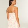 Rochie mini babydoll cu bordură din frânghie Rochie mini babydoll cu bordură din frânghie