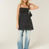 Rochie mini babydoll din șifon Rochie mini babydoll din șifon