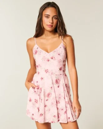Rochie mini brodată