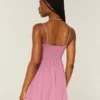 Rochie mini brodată