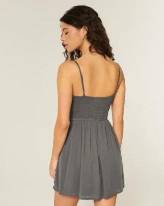 Rochie mini brodată