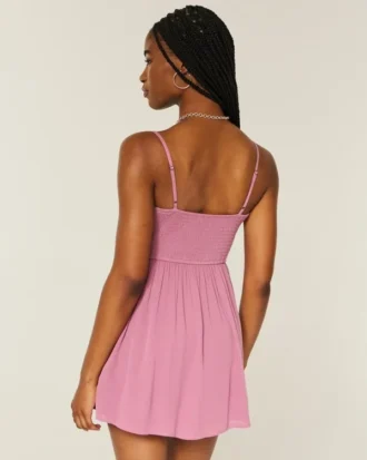 Rochie mini brodată