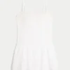 Rochie mini cu bordură din dantelă Rochie mini cu bordură din dantelă
