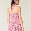 Rochie mini cu talie joasă și bretele Rochie mini cu talie joasă și bretele