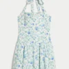Rochie mini cu talie joasă și bretele Rochie mini cu talie joasă și bretele