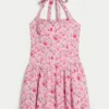 Rochie mini cu talie joasă și bretele Rochie mini cu talie joasă și bretele