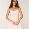 Rochie mini din tricot cu straturi Rochie mini din tricot cu straturi