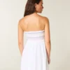 Rochie mini fără bretele, cu smocuri Rochie mini fără bretele, cu smocuri