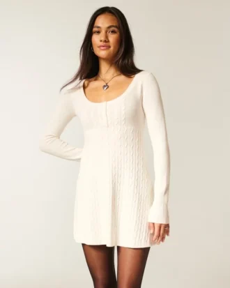 Rochie mini pulover Babydoll