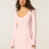 Rochie mini pulover Babydoll Rochie mini pulover Babydoll