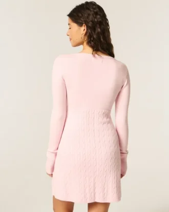 Rochie mini pulover Babydoll