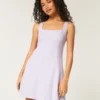 Rochie mini structurată din amestec de in Rochie mini structurată din amestec de in