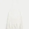 Rochie mini tip halter în stil croșetat Rochie mini tip halter în stil croșetat