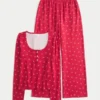 Set pantaloni largi și tricou Henley Always Cozy Set pantaloni largi și tricou Henley Always Cozy