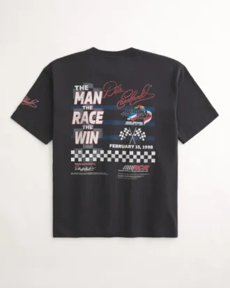 Set tricou cu imprimeu Dale Earnhardt NASCAR și pantaloni de pijama din flanel