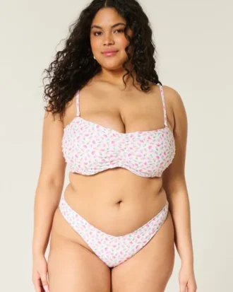 Slip bikini cu talie înaltă