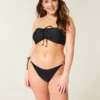 Slip bikini îndrăzneț cu șnur lateral reversibil
