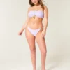 Slip bikini îndrăzneț cu șnur lateral reversibil