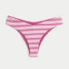 Slip bikini reversibil cu talie în V
