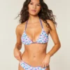 Slip bikini reversibil cu talie în V