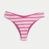 Slip bikini reversibil cu talie în V