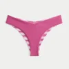 Slip bikini reversibil cu talie în V