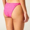 Slip de bikini cu bretele duble din jacquard