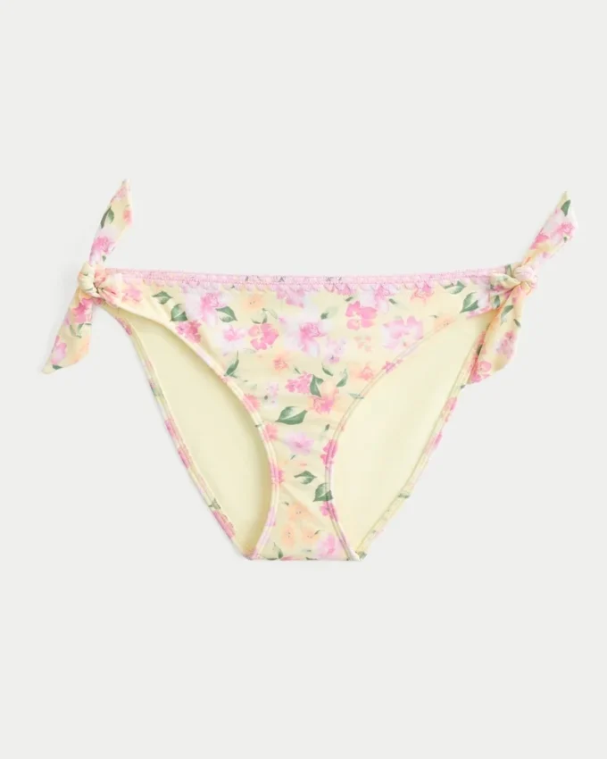 Slip de bikini cu cusături laterale