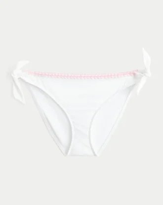 Slip de bikini cu legături laterale cusute