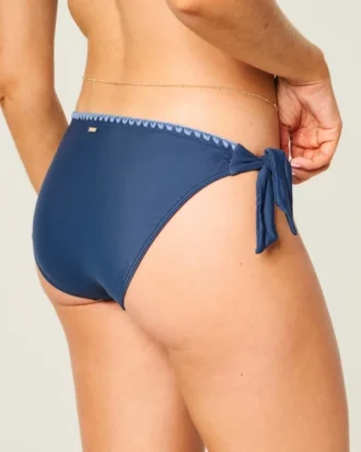 Slip de bikini cu legături laterale cusute