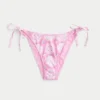 Slip de bikini cu șnur lateral