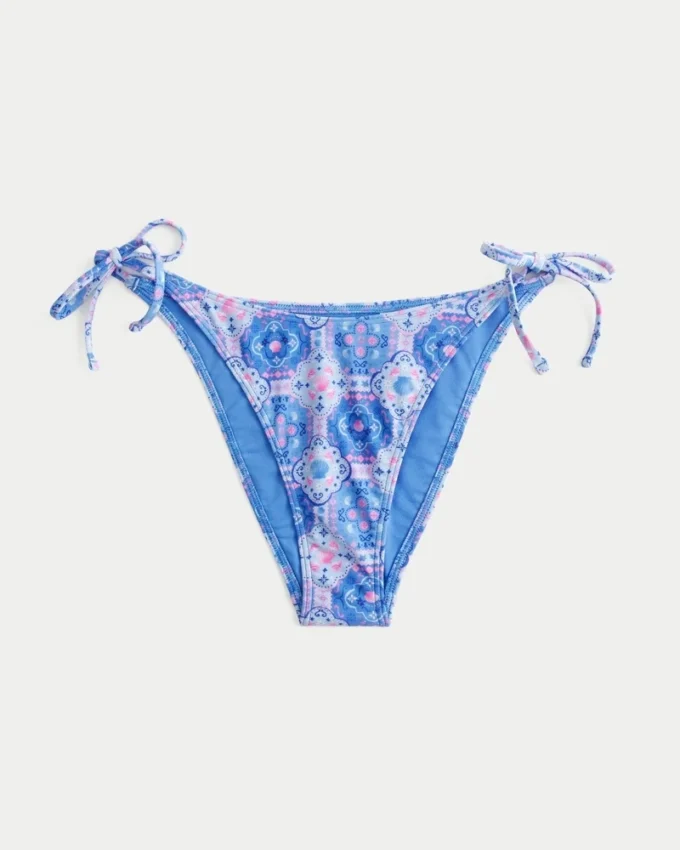 Slip de bikini cu șnur lateral