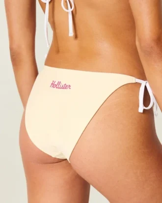 Slip de bikini cu șnur lateral
