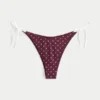 Slip de bikini cu șnur lateral