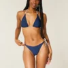Slip de bikini cu șnururi laterale