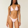 Slip de bikini cu șnururi laterale