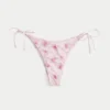 Slip de bikini cu șnururi laterale