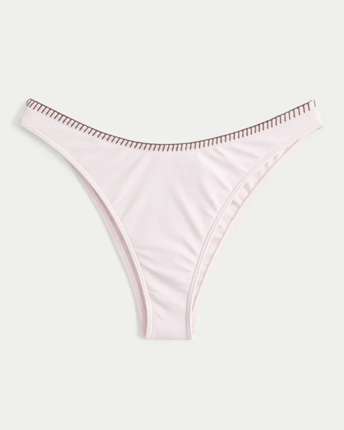 Slip de bikini cu talie înaltă