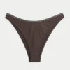 Slip de bikini cu talie înaltă