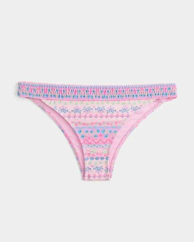 Slip de bikini cu talie înaltă și croi cheekiest
